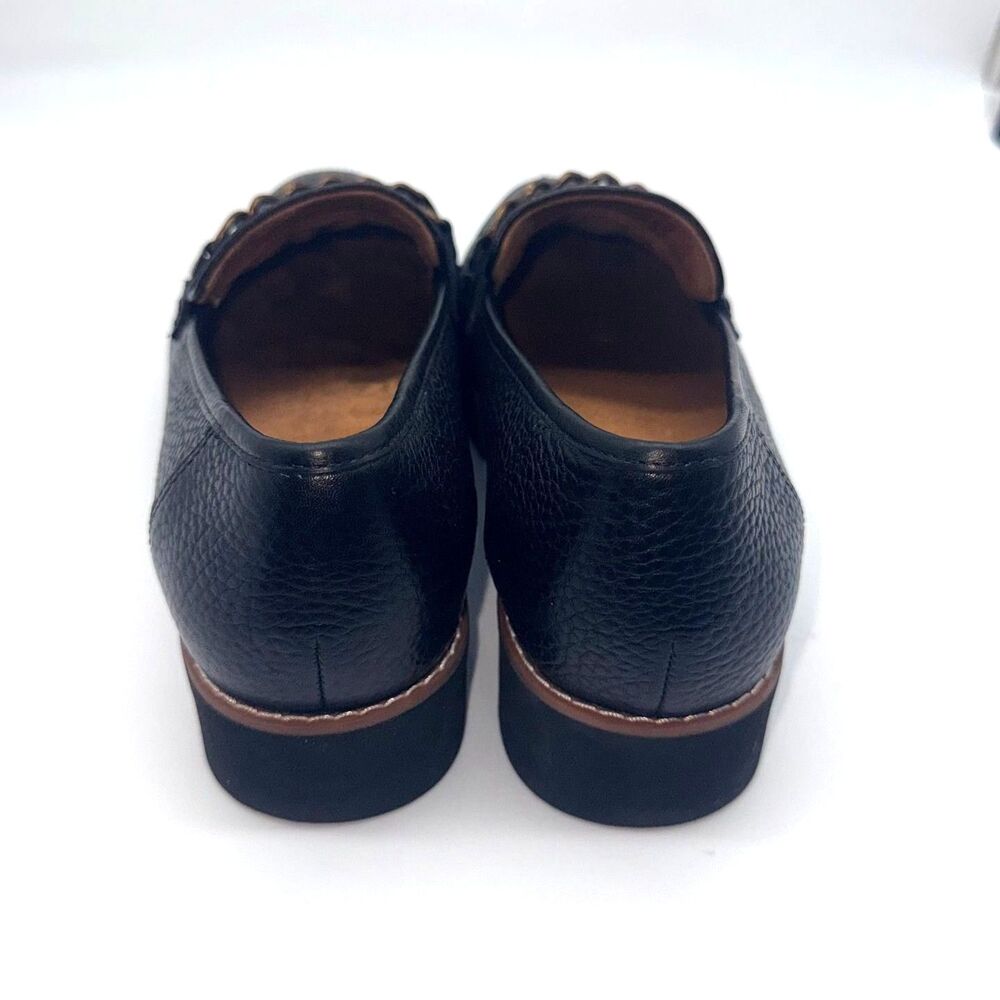 Vionic Emalyn Pebbled Leather Loafer - Black 9 - Picture 7 of 8